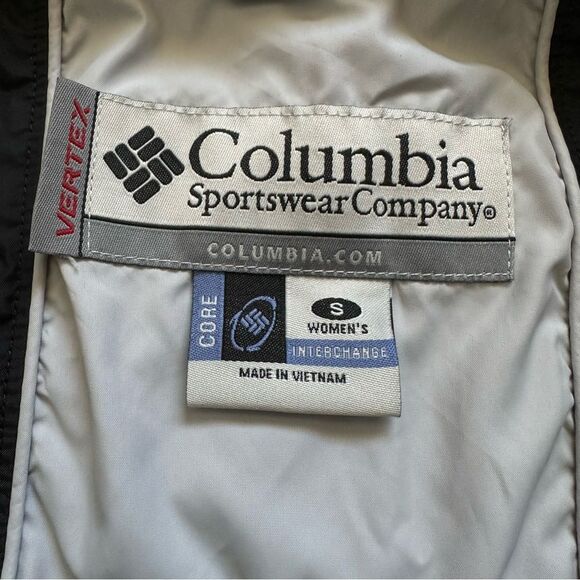 Columbia Vertex Jacket Womens Small Black Quilted Fleece Lined Interchange Core - Picture 7 of 12